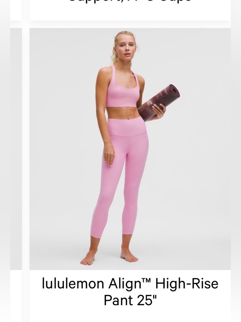 Lululemon Align High Rise Legging 25”